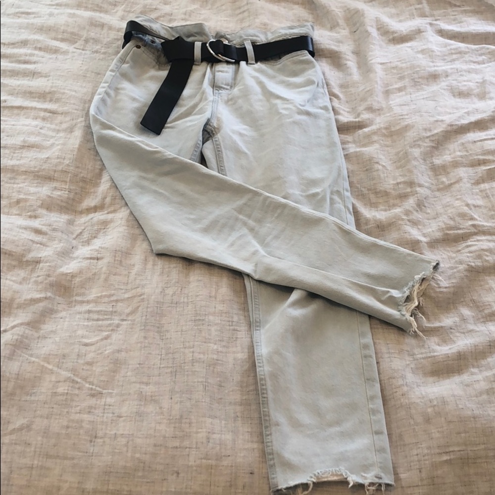 IRO Aven Jeans Paper Bag Waist with Belt 25 - Picture 7 of 8